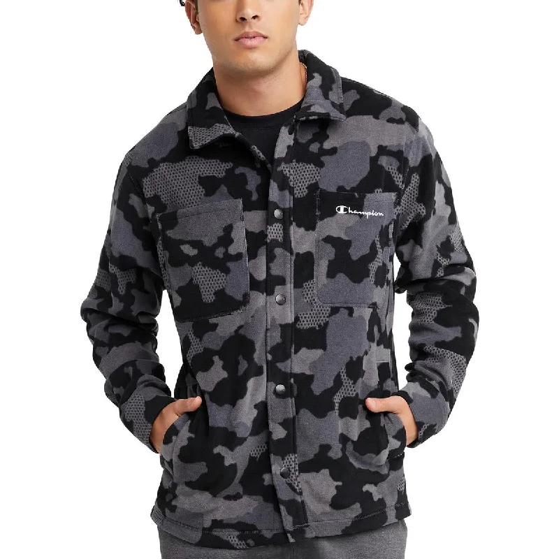 Champion Mens Camouflage  Fleece Jacket