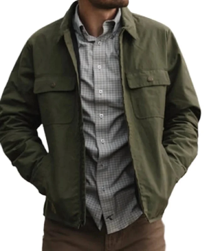 Leadville Shirt Jacket In Camp Green