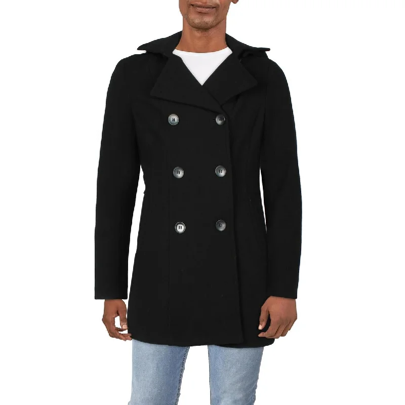 Nautica Mens Double Breasted Warm Pea Coat