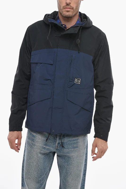 Woolrich Two-Tone MOUNTAIN STROLL Utility Jacket with Hood