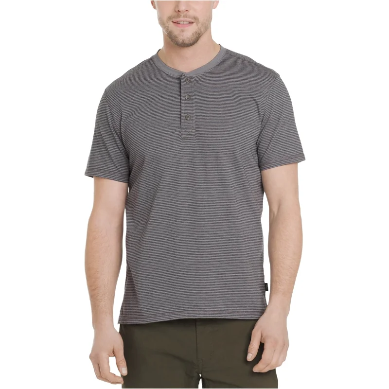 G.H. Bass & Co. Mens Feeder Stripe Henley Shirt