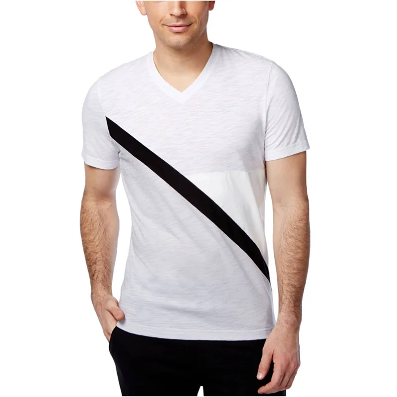 I-N-C Mens Odysseus Spliced Basic T-Shirt