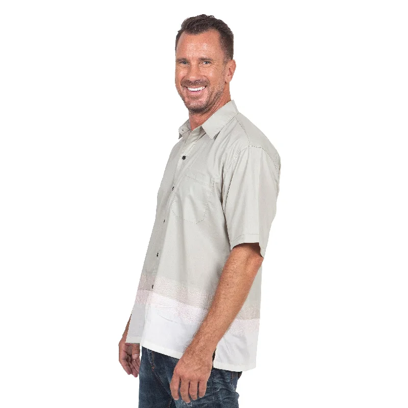 Novica Handmade Fresh Start Mens Embroidered Cotton Shirt