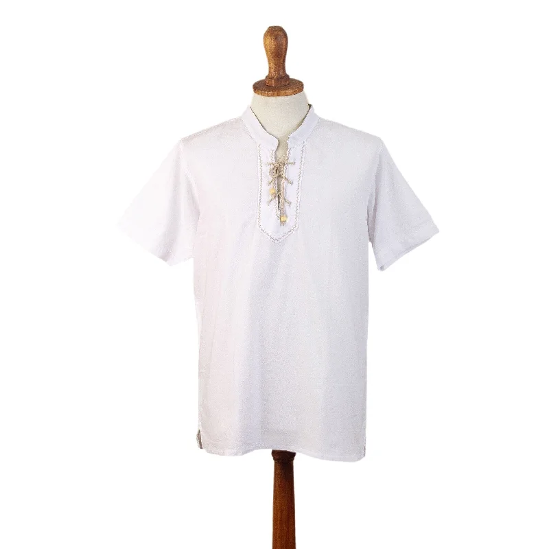 Novica Handmade Summer Mens Cotton Shirt