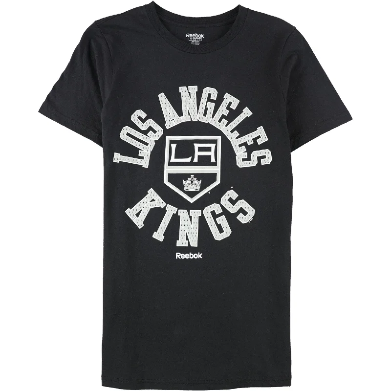 Reebok Mens LA Kings Graphic T-Shirt, Black, Small