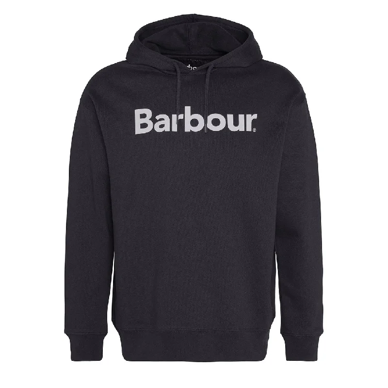 Barbour Brushed Nicholas OS Hoodie Black