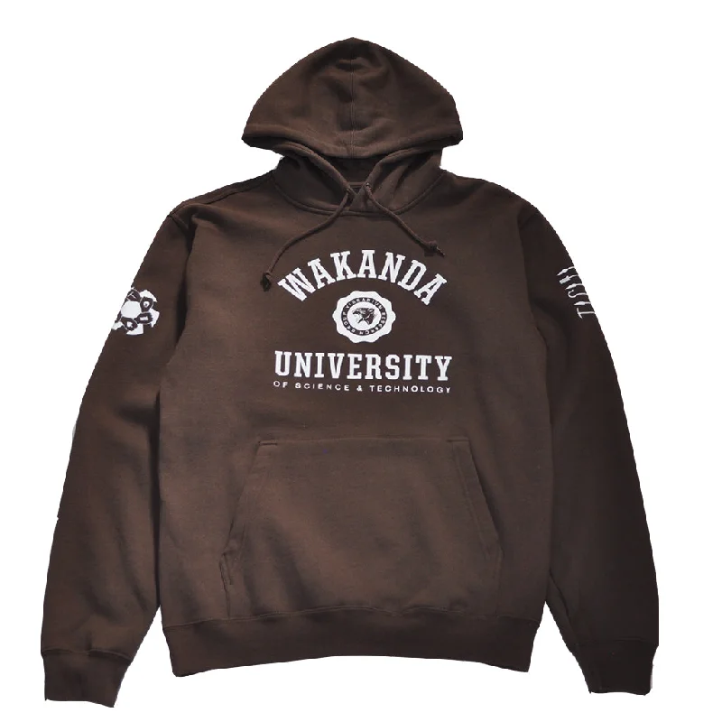 Mens True Wakanda U Hoodie Brown