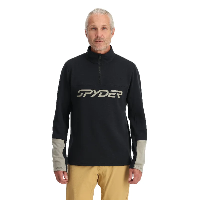 Mens Speed Fleece Half Zip - Black