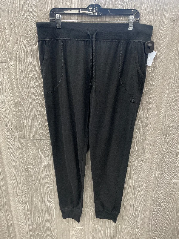 Athletic Pants By Champion In Black, Size: Xl