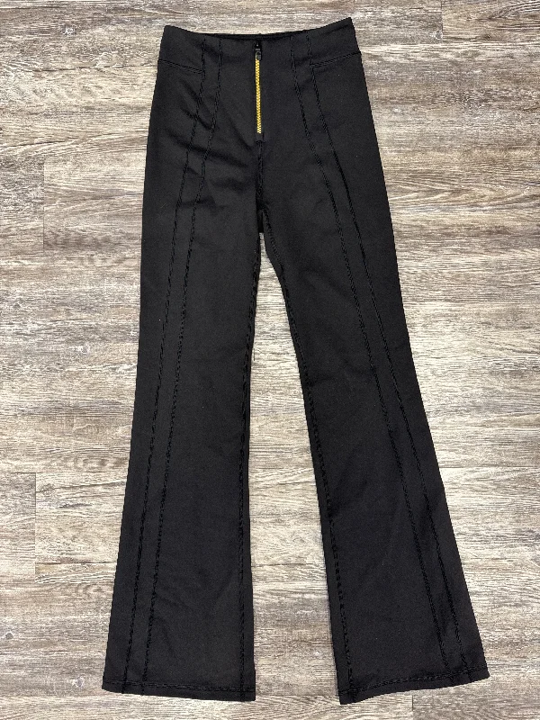 Athletic Pants By Lululemon In Black & Gold, Size: 6