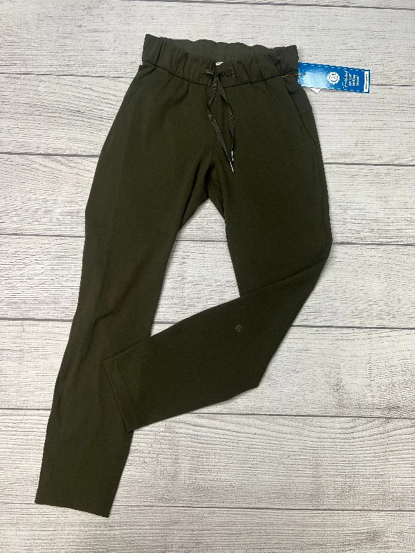 Athletic Pants By Lululemon In Green, Size: 2