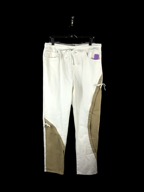 Pants Cargo & Utility By Forever 21 In Cream & Tan, Size: 2x