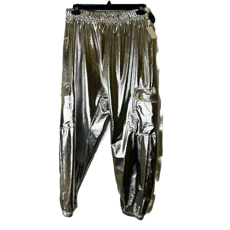 Pants Joggers By One 5 One In Silver, Size: 2x