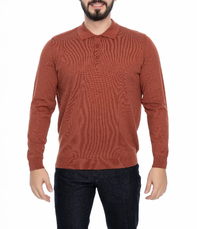 AUBURN POLO SWEATER