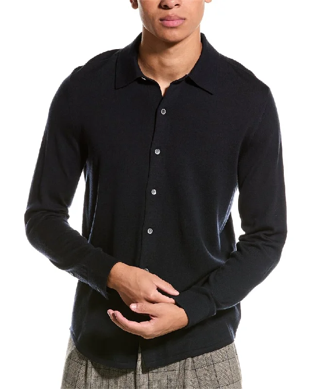 Theory Lorean Wool-Blend Shirt