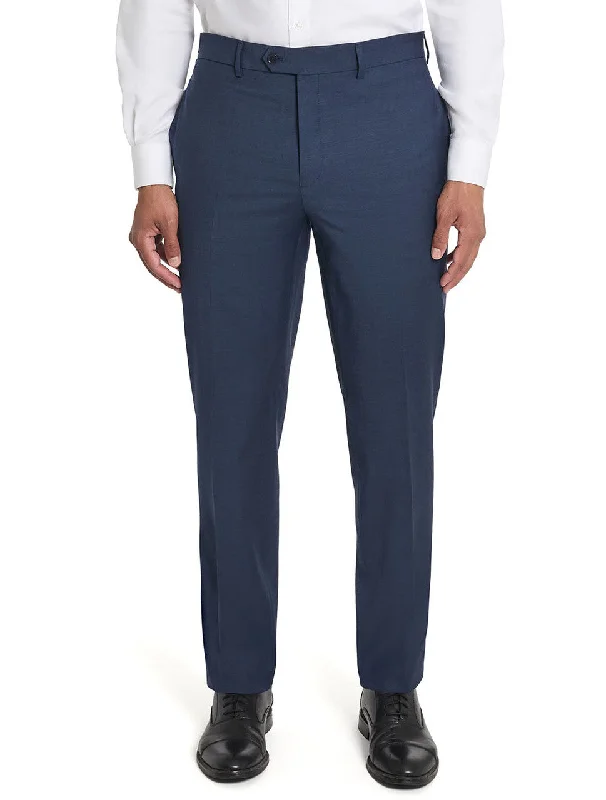 Tallia Men`s Suit Separate Wool Pants - Blue