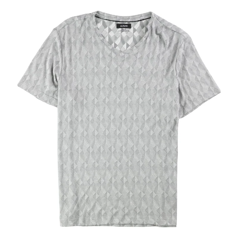 Alfani Mens Exploded Geo Basic T-Shirt