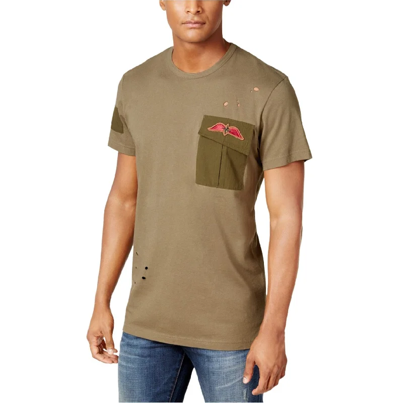 American Rag Mens Ripped Basic T-Shirt