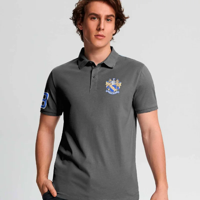 Polo Republica Men's Emblem & 8 Embroidered Short Sleeve Polo Shirt