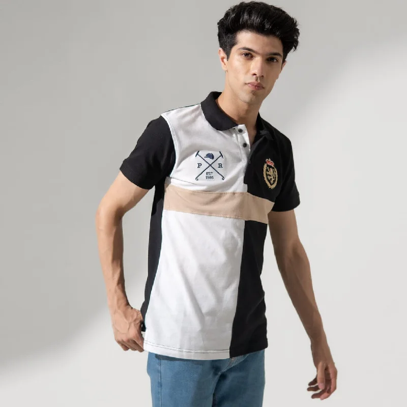 Polo Republica Men's Lion Crest & Mallets Embroidered Polo Shirt