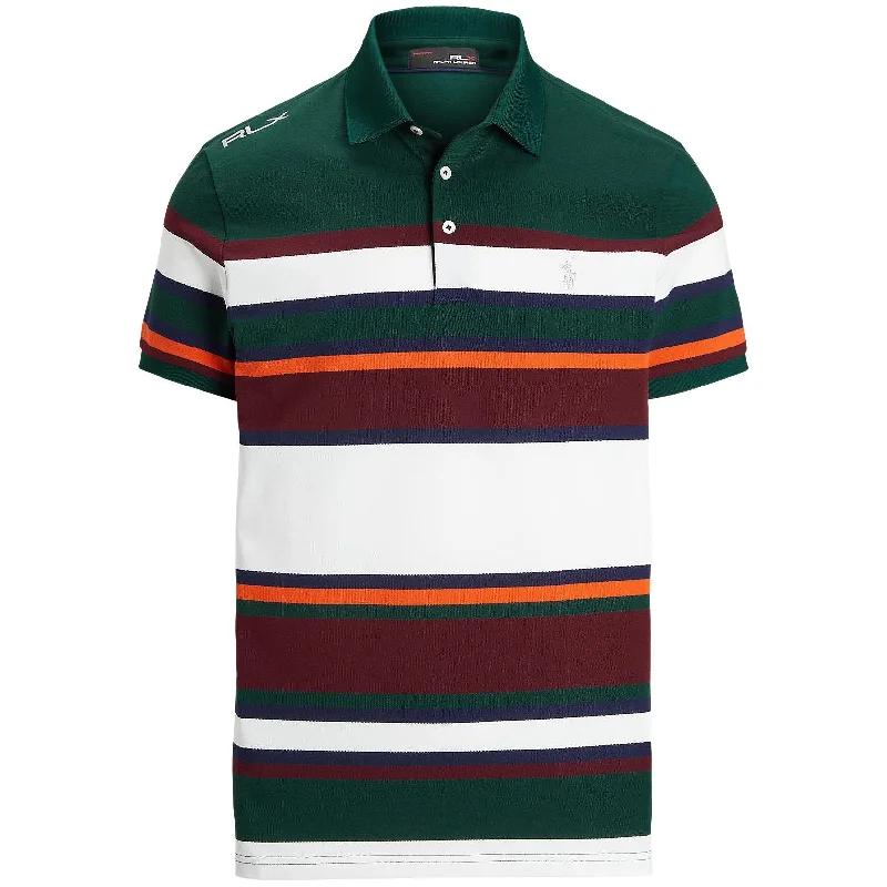 RLX Performance Pique Polo Hunt Club Green Multi - AW23