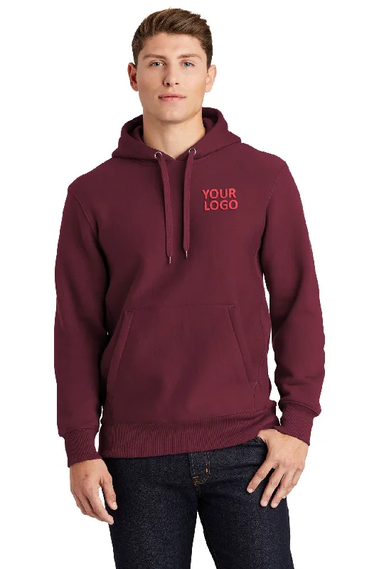 Sport-Tek Super Heavyweight Pullover Customized Hooded Sweatshirts, Maroon