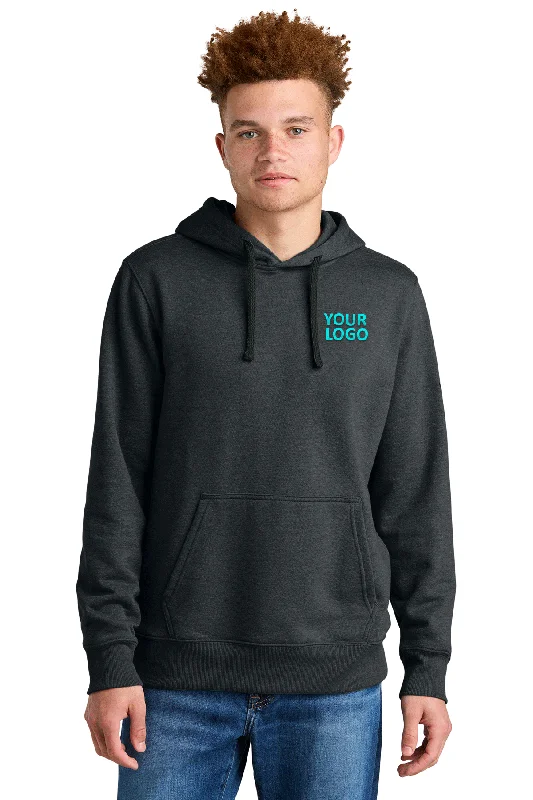 The North Face Sleeve Logo Pullover Custom Hoodies, Black Heather